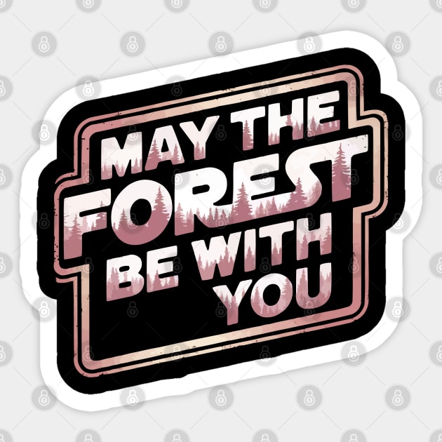 May-The-Forest-Be-With-You Sticker by TEENIE DESIGN